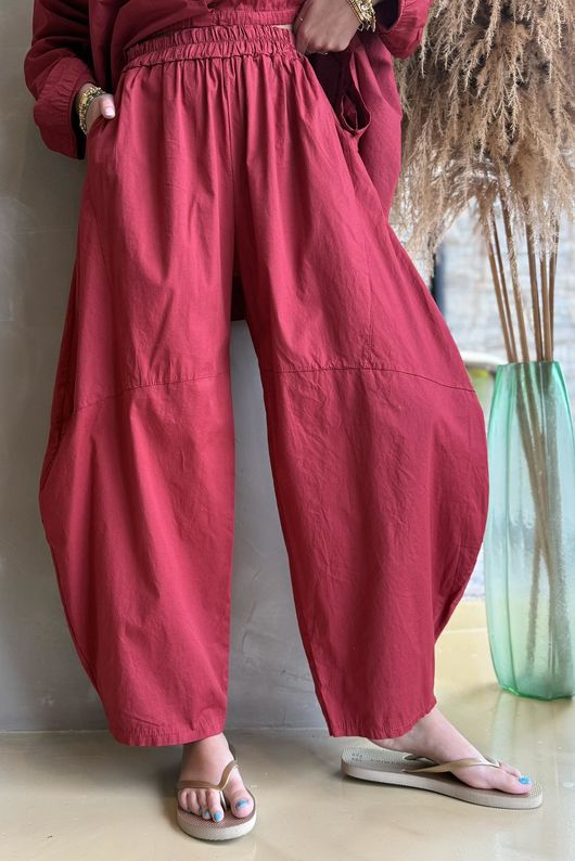 Paloma Classic Barrel Pant Sangria